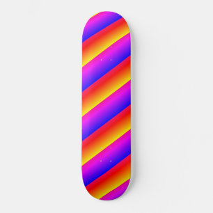 Skateboard Hermosos colores arcoiris