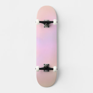 Skateboard Hermosos Colores Entrelazados de Pastel