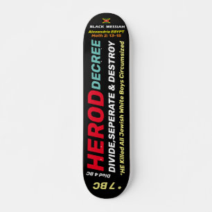 Skateboard HEROD DECREE Skateboard, 77/7" Deck