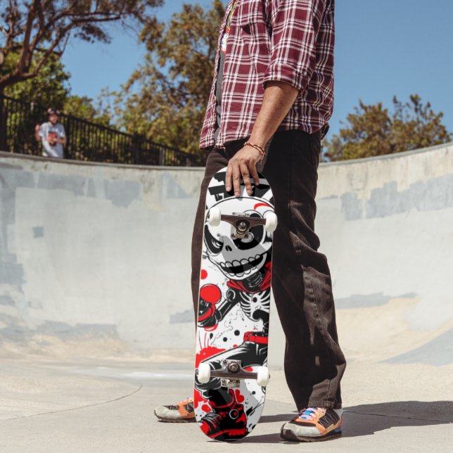 Skateboard Héroe urbano - Skeleton Manga Robot (Exterior 2)