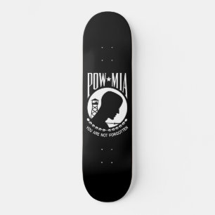 Skateboard Héroes Militares Estadounidenses POW MIA Prisioner
