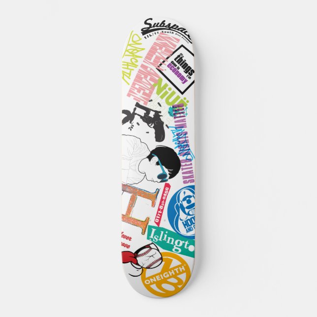 Skateboard He's gotta dream. ONEIGHTH Tokyo Original (Anverso)