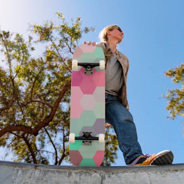 Skateboard Hexagon colour,  (Exterior 1)