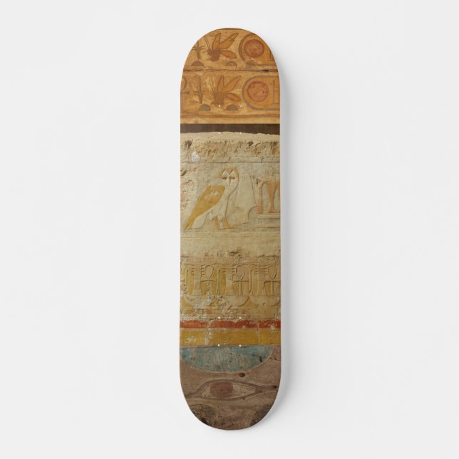 Skateboard Hieroglíficos faraónicos KARNAK TEMPLE (Anverso )