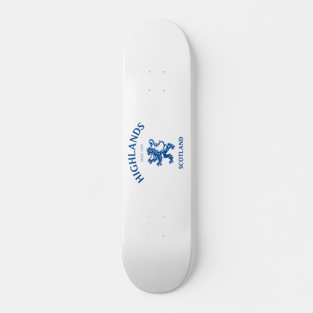 Skateboard HIGHLANDS Escocia (Anverso )