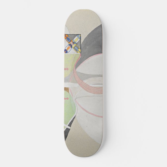 Skateboard hilma af klint treeofconocimiento 5 (Anverso)