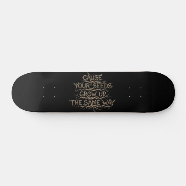 Skateboard Hip Hop Lyric Skate Deck Wall Art (Horz)