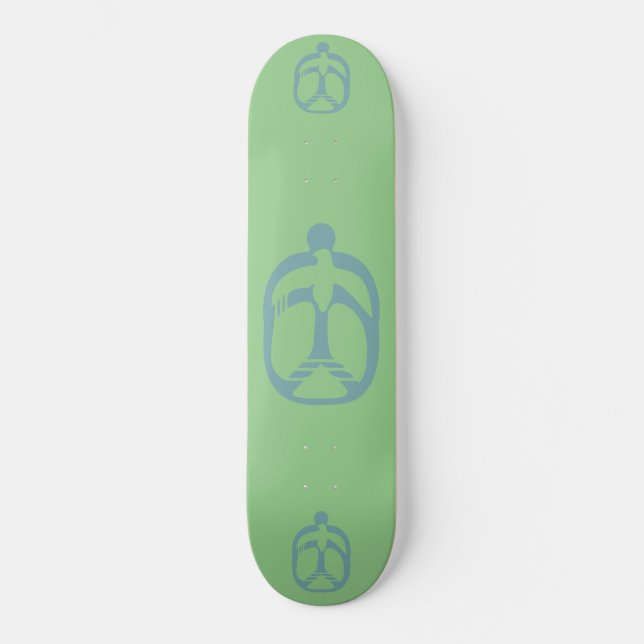 Skateboard HIPPIE ICON PEACE over 2023 DE MASANSER (Anverso)