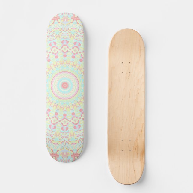 Skateboard Hippie Mandala (Anverso)