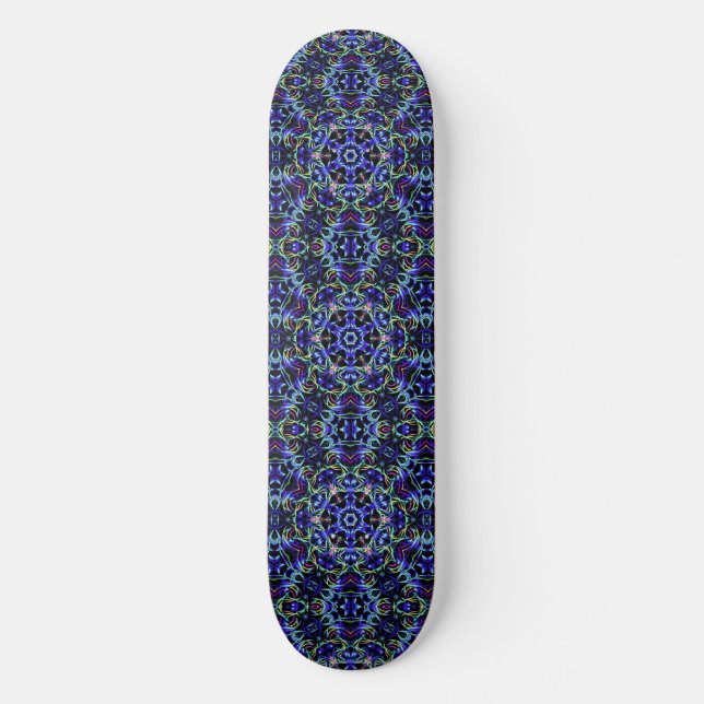 Skateboard Hippie Trippy Kaleidoscope Sueños (Anverso)