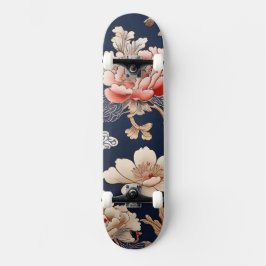 Skateboard Historisches chinesisches Stoffmuster
