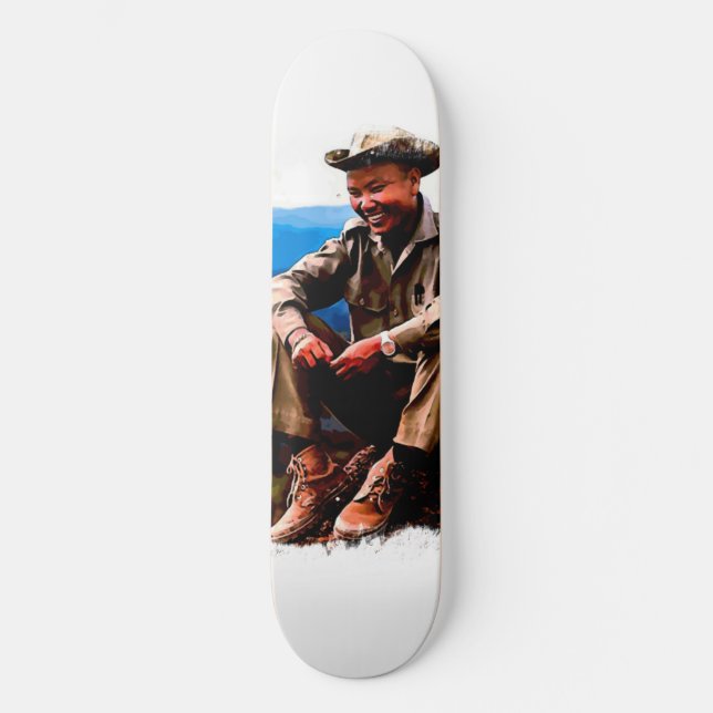 Skateboard Hmong General Vang Pao Personalizado Pro Park Boar (Anverso)