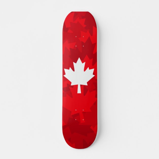 Skateboard Hoja de arce canadiense Camo (Anverso )