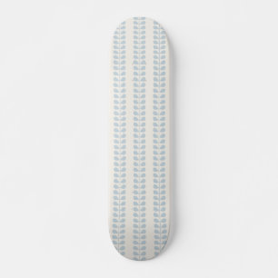Skateboard Hoja de raya azul claro