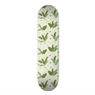 Skateboard Hoja del plátano con los triángulos