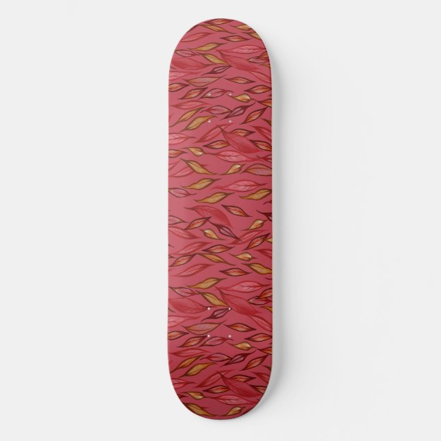 Skateboard Hojas de Otoño (Anverso)