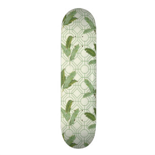 Skateboard Hojas de palma tropicales