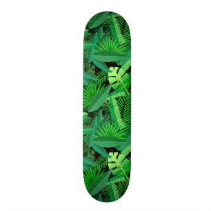 Skateboard Hojas de palmeras tropicales