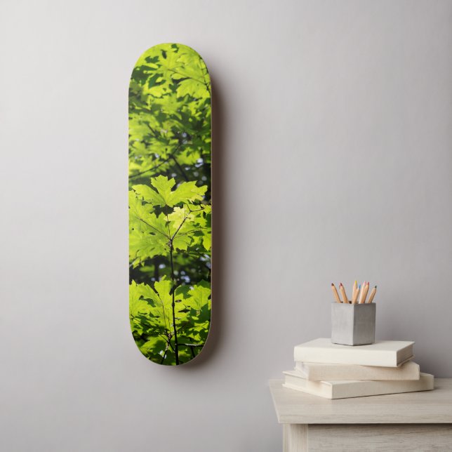Skateboard Hojas envueltas en el bosque (Arte de la pared)