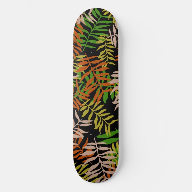 Skateboard HOJAS NATURALEZA JUNGla  (Anverso)