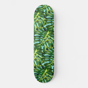 Skateboard Hojas tropicales de Monstera - Viajes por la natur