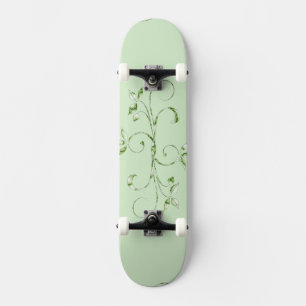 Skateboard Hojas Verdes