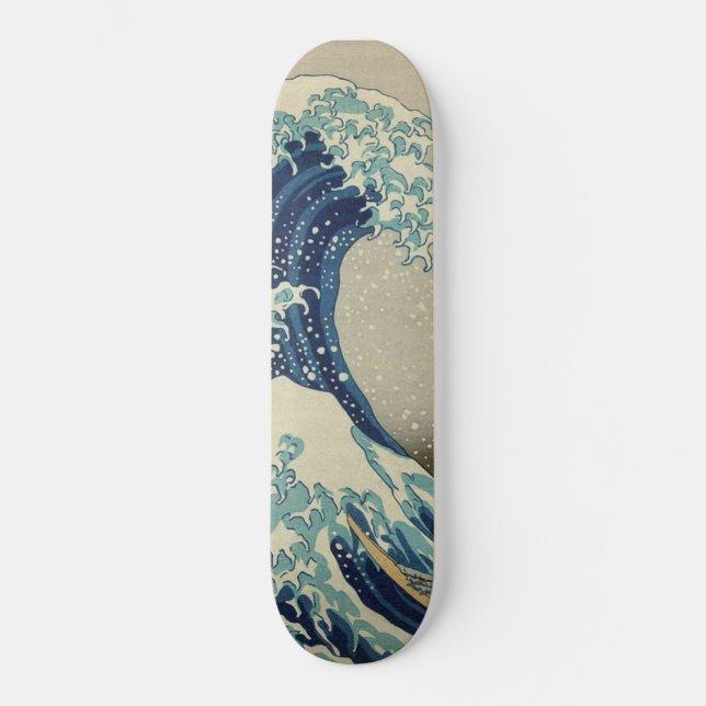 Skateboard Hokusai La gran ola de la galería KanagawaHD (Anverso)