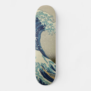 Skateboard Hokusai La Gran Ola frente a Kanagawa GaleríaHD