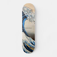 Hokusai Original Great Wave Personalizado Textos