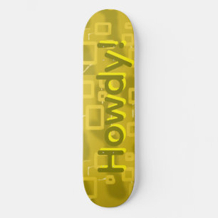 Skateboard Hola Geométrico