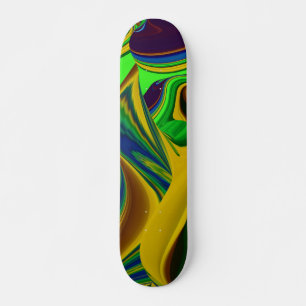 Skateboard Hola Primavera y Hola Sunshine! Abstrakt