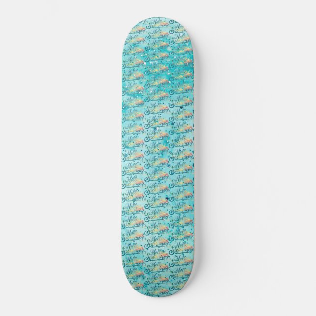 Skateboard Hola Verano (Anverso)