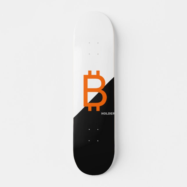 Skateboard HOLDER DE bitcoína (Anverso )