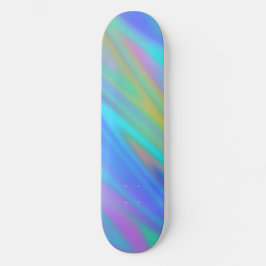 Skateboard Holograma lujoso de lujo azul violeta