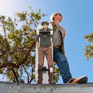 Skateboard Hombre Anime Guapo