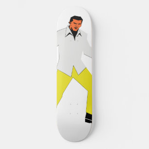 Skateboard Hombre de aspecto misterioso