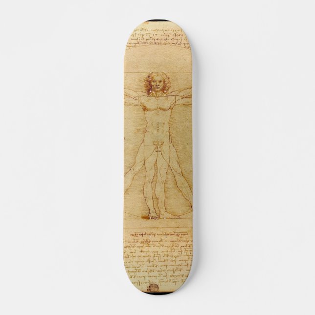 Skateboard Hombre de Vitruvian (Anverso )