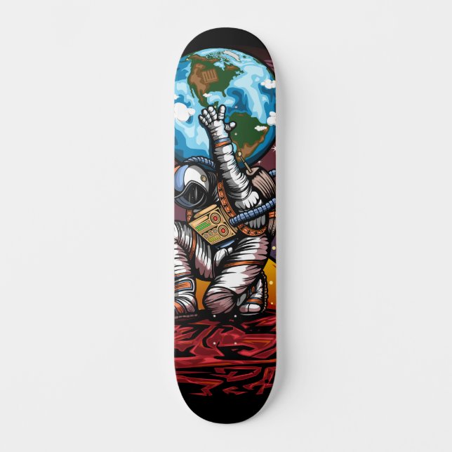 Skateboard Hombre del espacio de Atlas (Anverso)