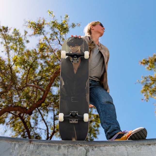 Skateboard Hombre peligroso guapo anime (Exterior 1)