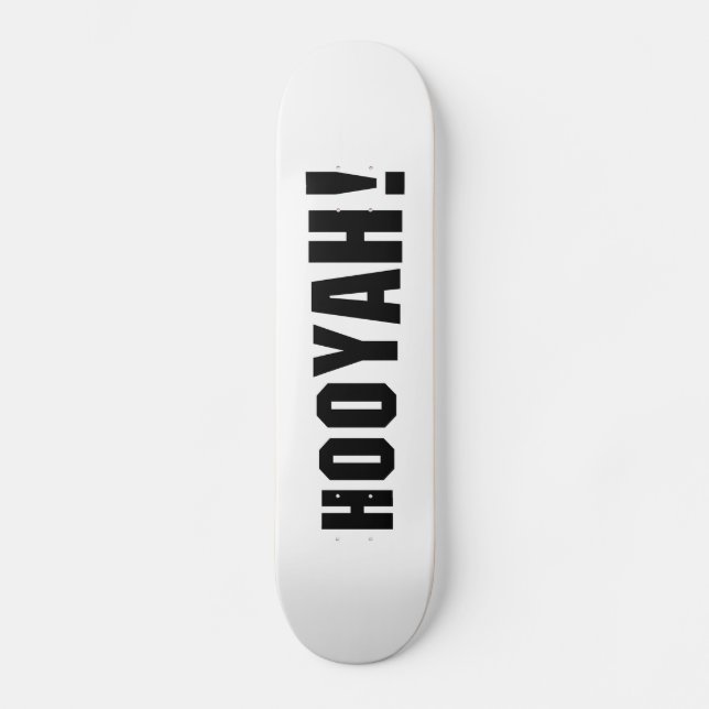 SKATEBOARD ¡HOOYAH! (Anverso)