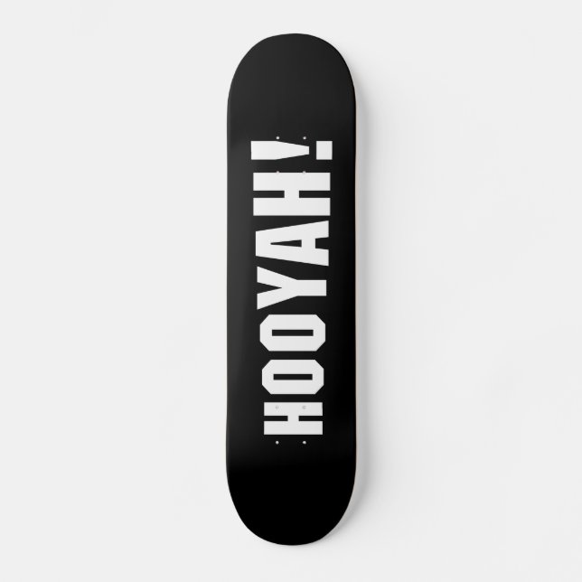 SKATEBOARD ¡HOOYAH! (Anverso)