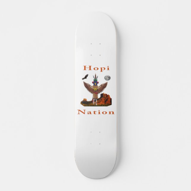Skateboard Hopi Indian Items (Anverso )