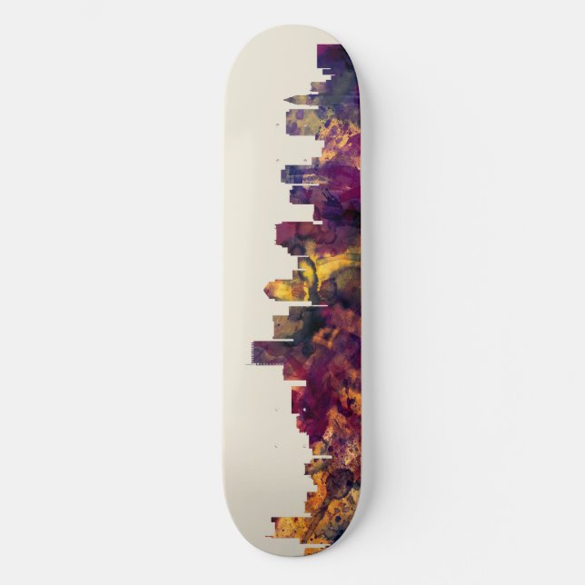 Skateboard Horizonte de Boston Massachusetts (Anverso)