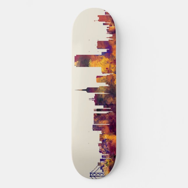 Skateboard Horizonte de la ciudad de San Francisco (Anverso)