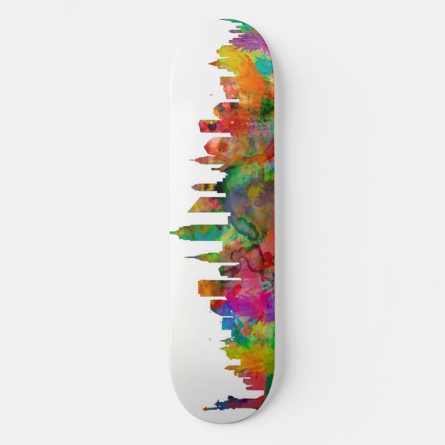 Skateboard Horizonte de New York City (Anverso)