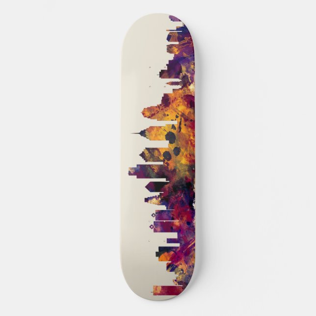 Skateboard Horizonte de Philadelphia Pennsylvania (Anverso)