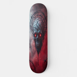 Skateboard Horror Aesthetic Skull