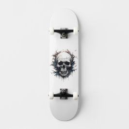 Skateboard Horror Skull