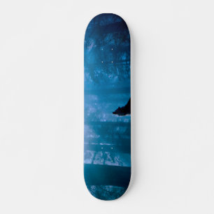 Skateboard Howling Wolf en Wilderness