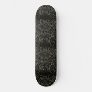 Skateboard Huella negra de serpientes